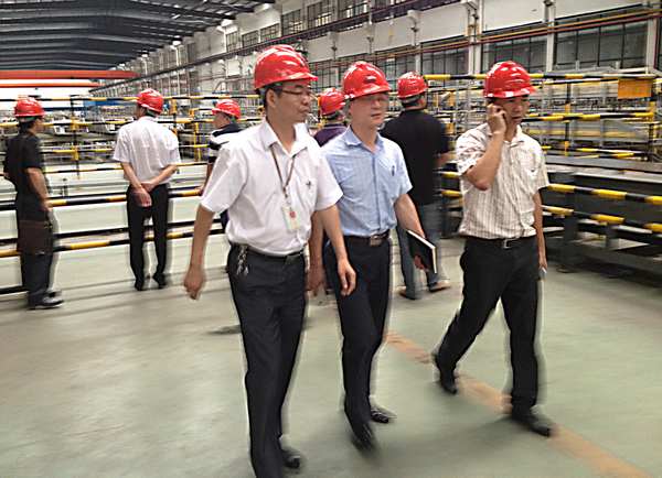 我公司欢迎兄弟厂接见互换活动