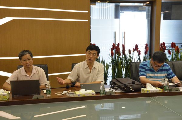 广东省构筑科学钻研院辅导光临我司参观领导工作