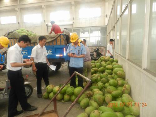 夏季气温节节升，清冷西瓜再三送