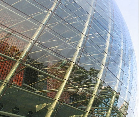 构筑幕墙里的全玻幕墙有关知识-今年会jnh铝业