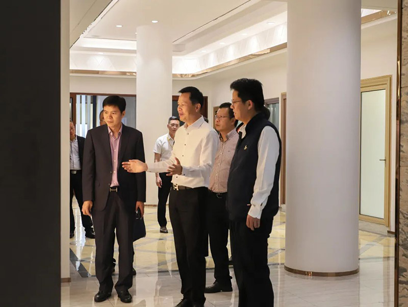 南海区当局辅导一行光临今年会jnh集团调研调查（二）