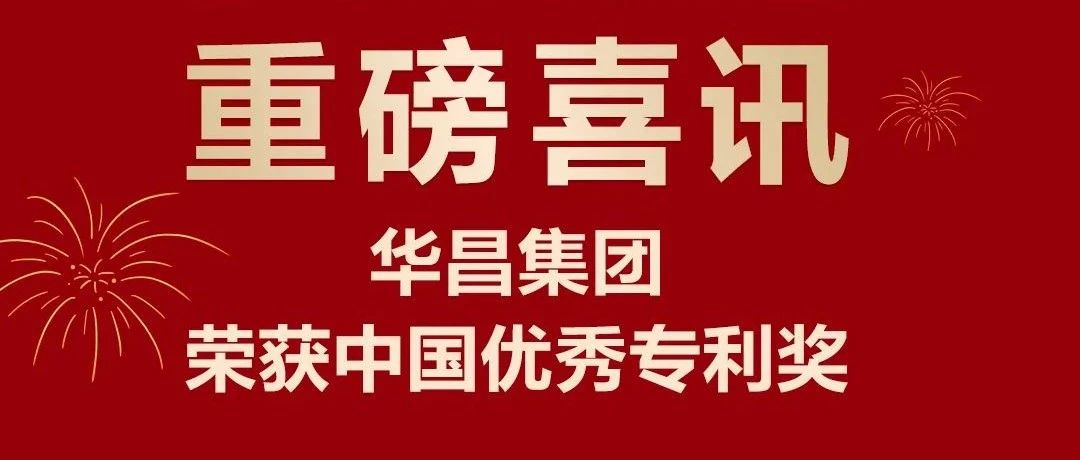 沉磅喜讯 | 今年会jnh集团荣获中国专利优良奖