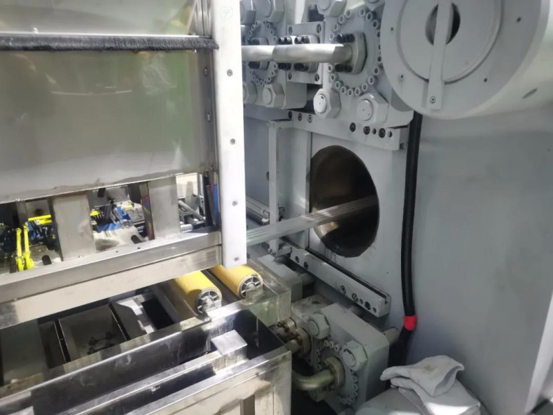 江苏今年会jnh二期仅用【92天】新上的2000吨全自动挤压出产线正式出料