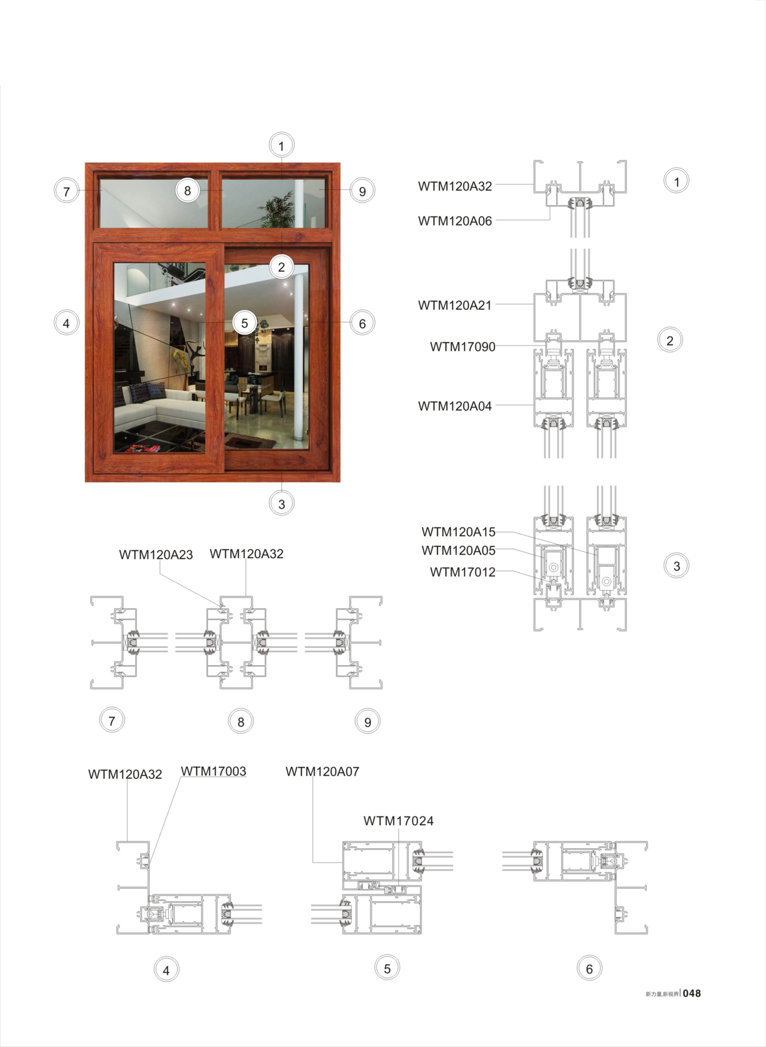 WTM120A沉型推拉门