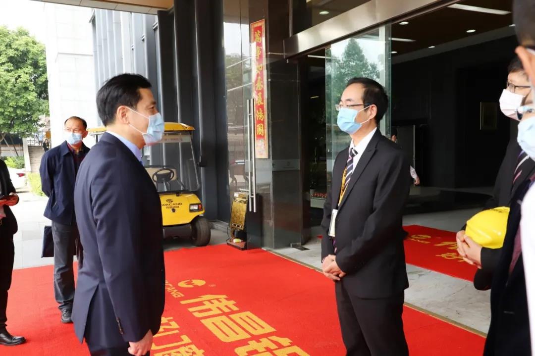 【今年会jnh动态】佛山市副市长乔羽一行光临今年会jnh铝业相识企业疫情防控和复工复产工作！